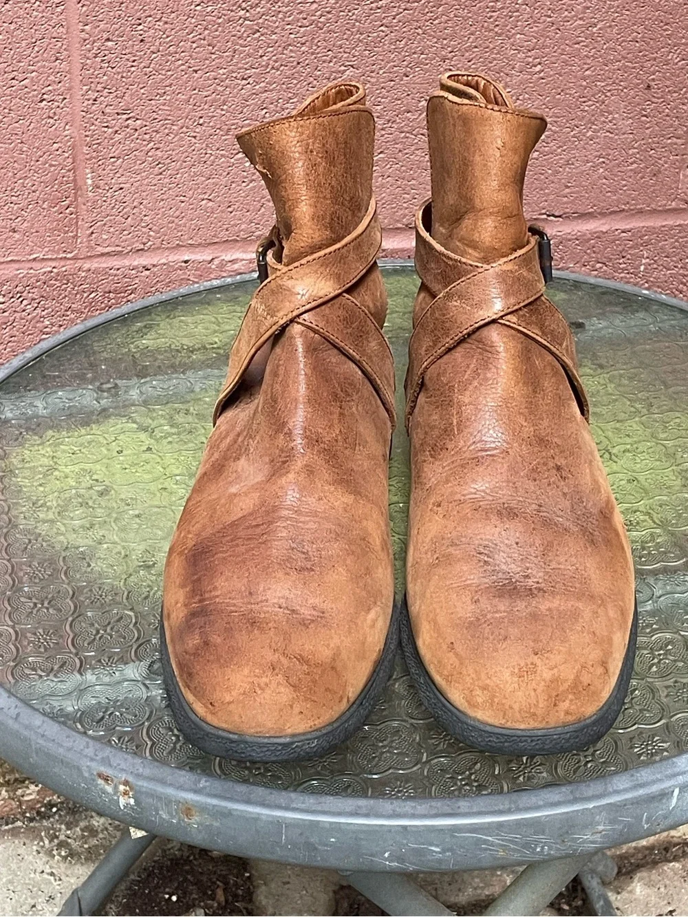 Tod’s Brown Leather Men’s Casual Boots Size 9.5